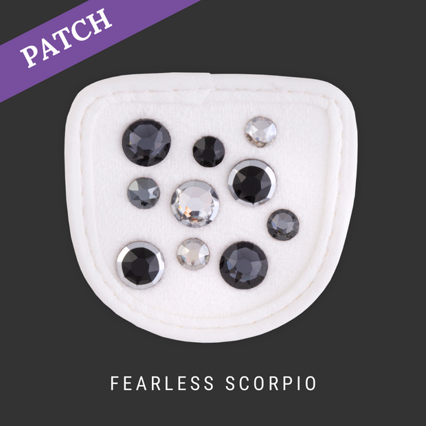 Fearless Scorpio rijhandschoen patch wit