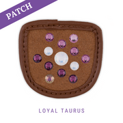Loyal Taurus rijhandschoen patch caramel