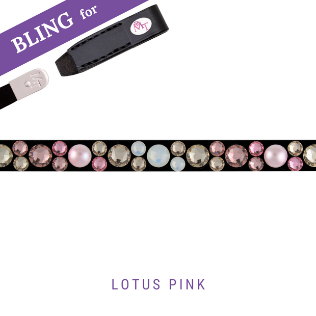 Lotus Pink Frontriem Bling Classic