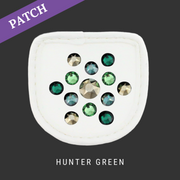 Hunter Green Rijhandschoen Patches