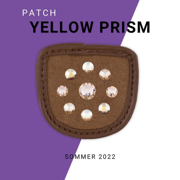 Yellow Prism Rijhandschoen Patches