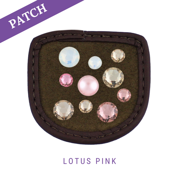 Lotus Pink Rijhandschoen Patches