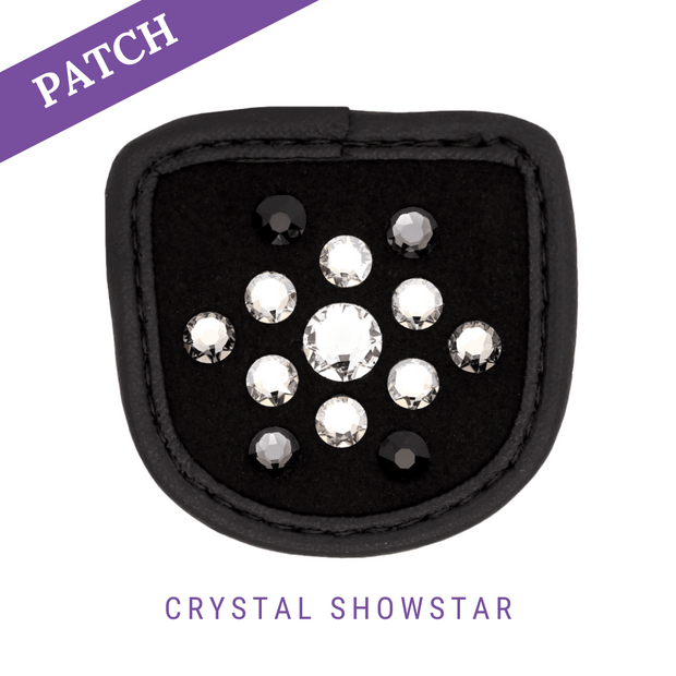 Crystal Showstar by Kathi Bühler Rijhandschoen Patch zwart