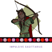 Impulsive Sagittarius Frontriem Bling Classic