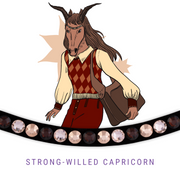 Strong Willed Capricorn  Inlay Swing