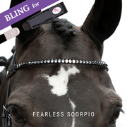 Fearless Scorpio Frontriem Bling Classic