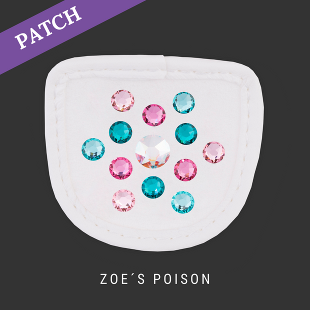 Poison Zoe by Basti rijhandschoen patch wit