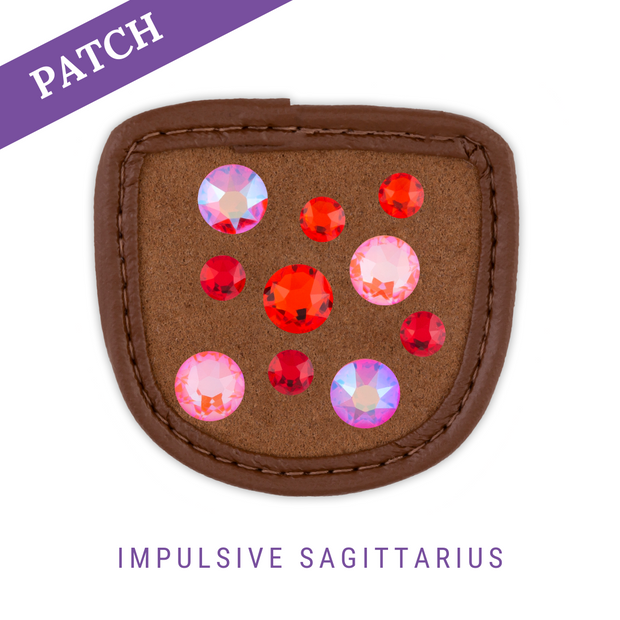 Impulsive Sagittarius rijhandschoen patch caramel