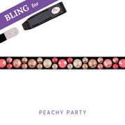Peachy Party Frontriem Bling Classic