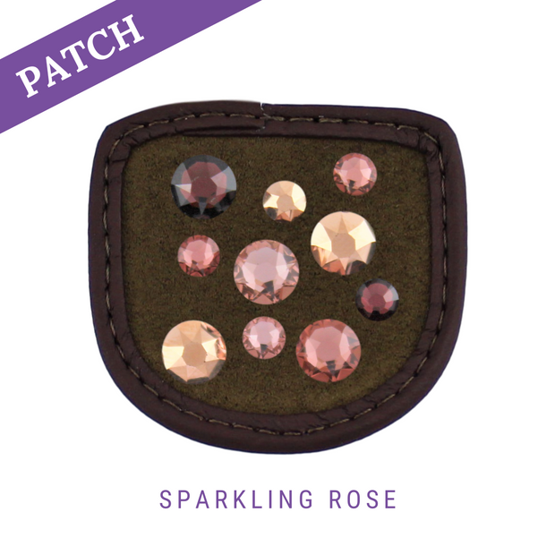 Sparkling Rose Rijhandschoen Patches