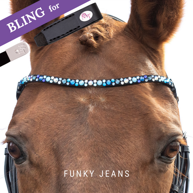Funky Jeans Hoofdband Bling Swing