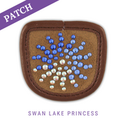 Swan Lake Princess rijhandschoen Patch karamel