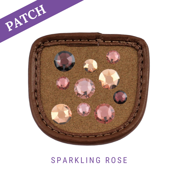 Sparkling Rose Rijhandschoen Patches
