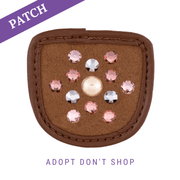 Adopt don´t Shop Patch karamel
