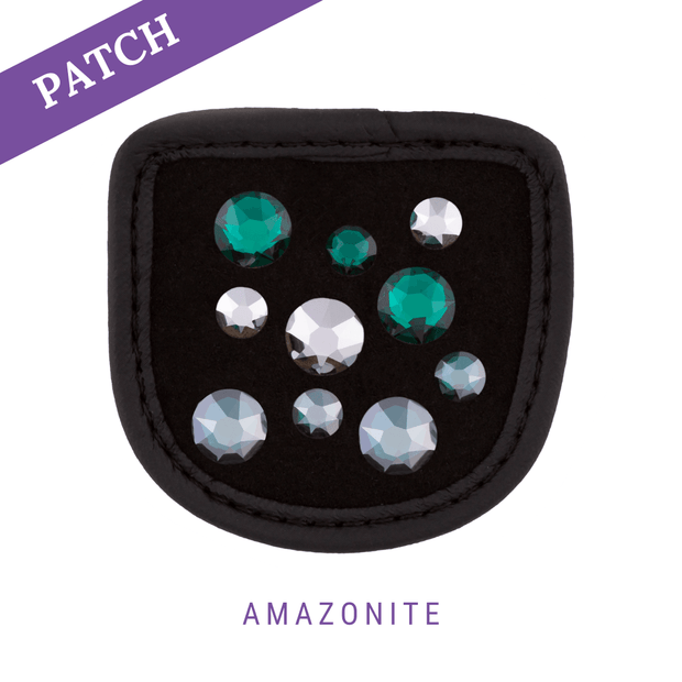 Amazonite Patch zwart