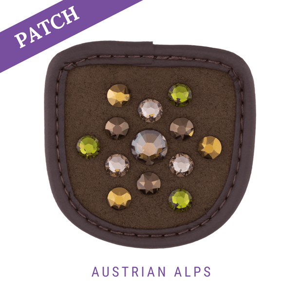 Oostenrijkse Alpen rijhandschoen Patch bruin