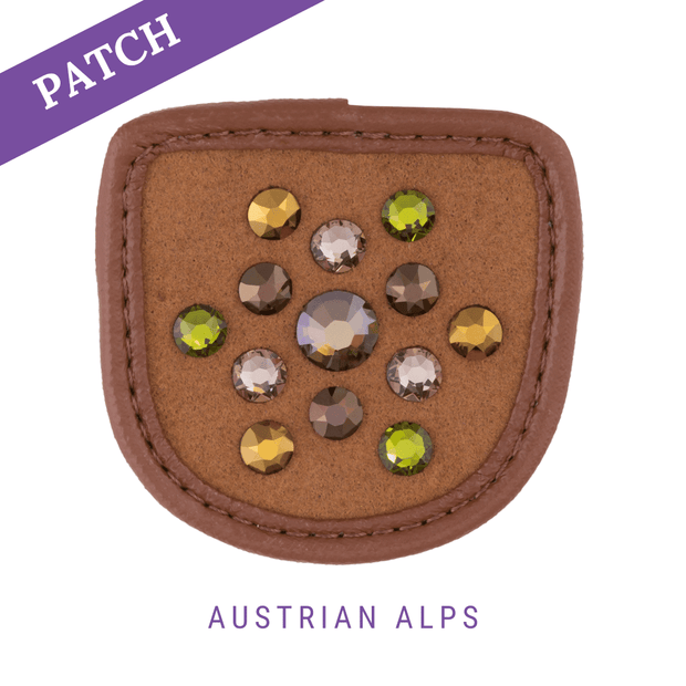 Oostenrijkse Alpen rijhandschoen Patch karamel
