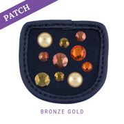Bronze Gold Rijhandschoen Patches