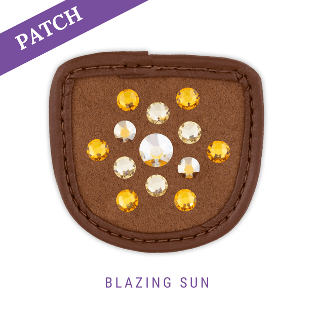 Blazing Sun Riding Handschoen Patch karamel