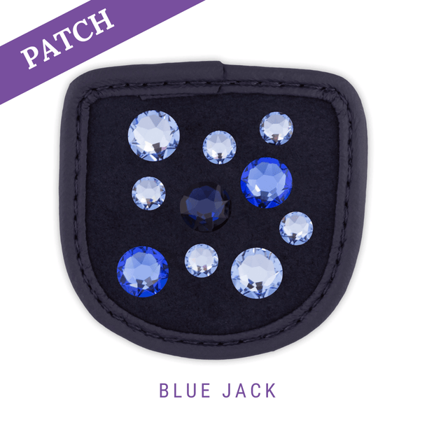Blue Jack van Lisa Röckener rijhandschoen patches blauw