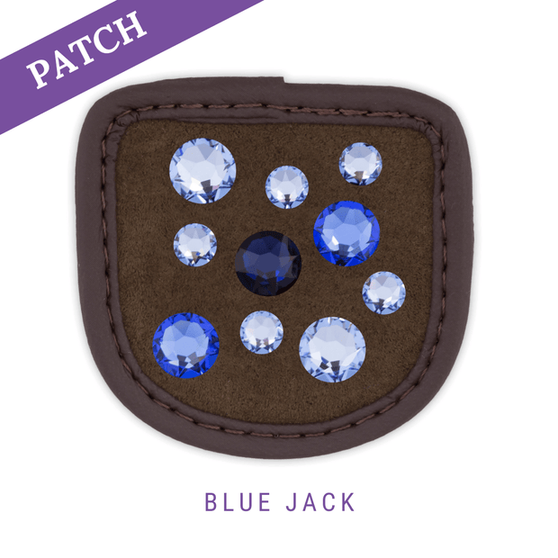 Blue Jack by Lisa Röckener rijhandschoen patches bruin