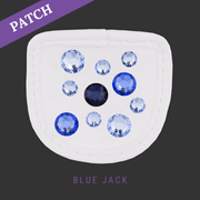 Blue Jack by Lisa Röckener rijhandschoen patches wit