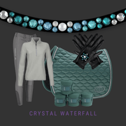 Kristal Waterval Frontriem Bling Classic