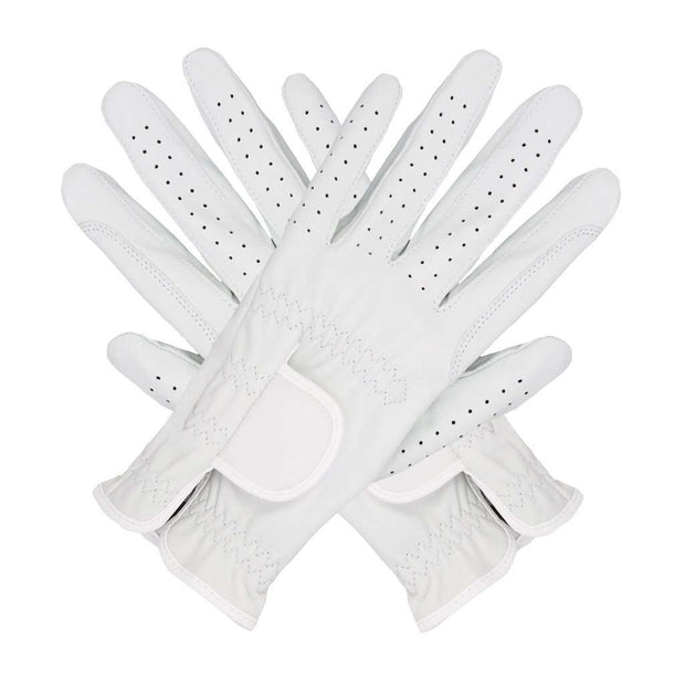 Lederen handschoen Wit