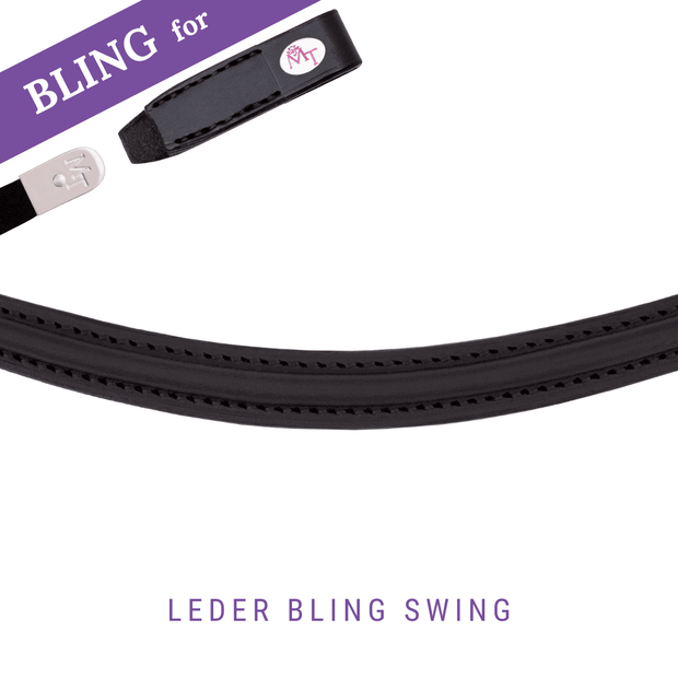 Frontriem Leer Bling Swing