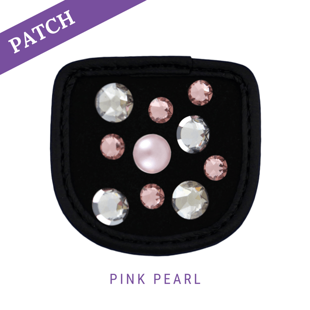 Pink Pearl Riding Glove Patches