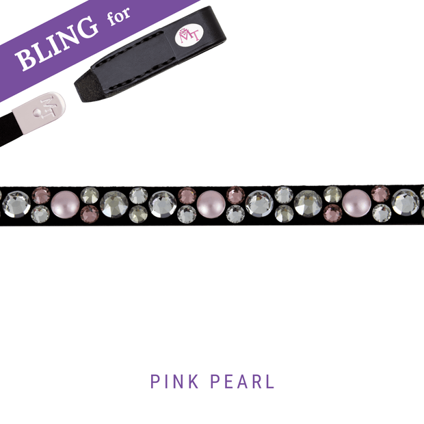 Pink Pearl Frontriem Bling Classic