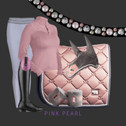 Pink Pearl Frontriem Bling Classic