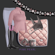 Pink Pearl Frontriem Bling Swing