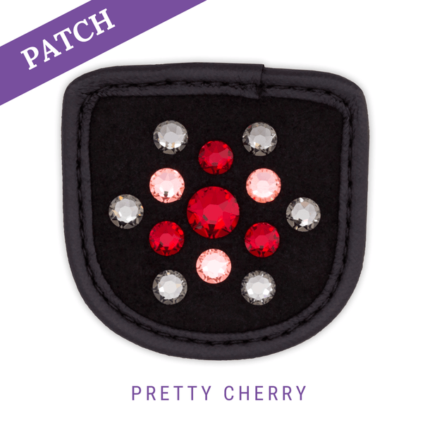 Pretty Cherry by ZauberponyAmy rijhandschoen patch zwart