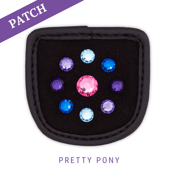 Pretty Pony by ZauberponyAmy rijhandschoen patches zwart