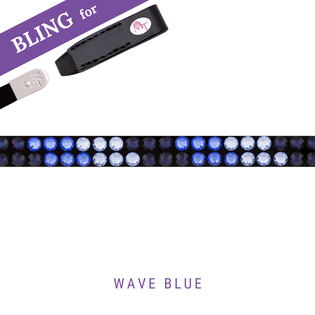 Wave Blue Frontriem Bling Classic