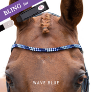 Wave Blue Frontriem Bling Swing
